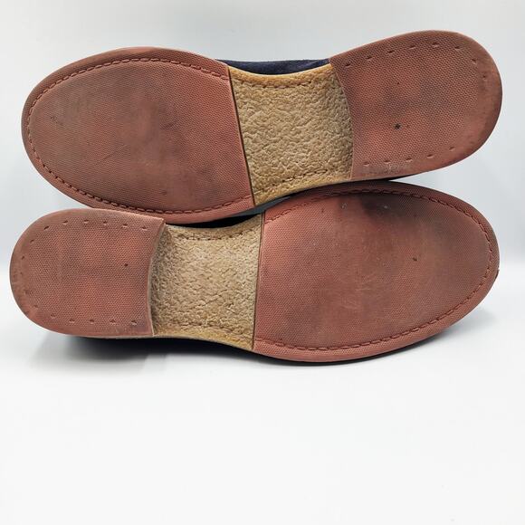 To Boot New York Adam Derrick Navy Blue Suede Derby Loafer Men’s Size 9.5 - Picture 8 of 11